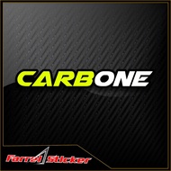 Carbon Sticker Carbone Sticker 10cm