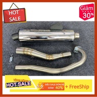 Genuine CBR 38 RL exhaust - CBR RL 1.1 exhaust with 2-piece 304 stainless steel neck for motorbikes