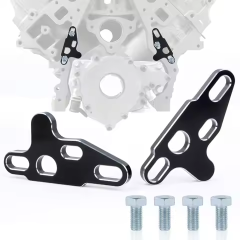 Car 2Pcs Oil Pump Alignment Tool Kit Billet Aluminum Oil Pump Guide for Gen V GM LT1 LT4 LT5 L83 L86