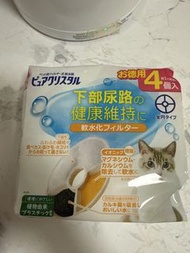 日本Gex貓用飲水器濾芯x4