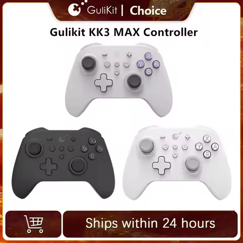GuliKit KK3 MAX Controller NS39 KingKong 3 Gamepad with Hall Effect Joysticks & Triggers for Windows