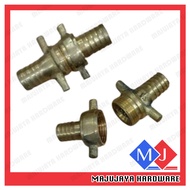 OLD STOCK Pipe Union Brass Water Pipe Coupling Plug Hose Pagoda Union