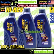 4T Oil HIREV 4T735 4T 735 15W-50 Semi Synthetic 1 Liter Super Racing HI-REV ORIGINAL Engine Oil
