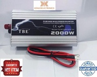 TBE T12P2000 12V PURE SINE WAVE POWER INVERTER 2000w