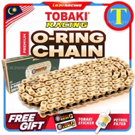 TOBAKI ​​​​​​​Racing HEAVY DUTY Rantai O RING GOLD Chain Motor 415 420 428 140 132 124 122 114 108 9