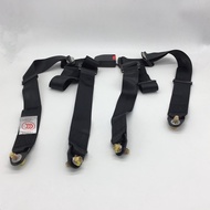 Black Universal 4 Point seat safety belt for driver seat campervan High quality Chair 4 points harne