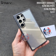 IPaky Bright S24 Ultra / S24 Plus / S24 Thin Edge Transparent Case