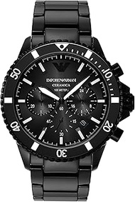 AR70010 Men's Watch, Black, Black