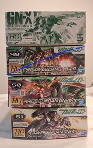 HG HG00 GN-X IV + Cherudim Gundam + Arios Gundam + Seravee Gundam