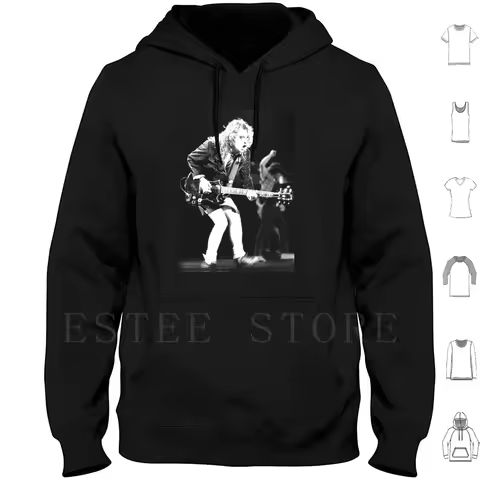 Angus Young Hoodies Long Sleeve Angus Young Guns N Roses Slash Jimmy Page Kieth Richards