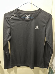 TECTOP 黑色女裝長袖快乾衣（S碼）