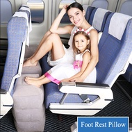3 Layers Inflatable Adjustable Height Travel Foot Rest Leg Rest Pillow During Airplanes Flight Footr