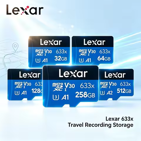 Lexar High-Performance 633x UHS-I Memory Card BLUE Series microSDHC microSDXC 32GB 64GB 128GB 256GB 