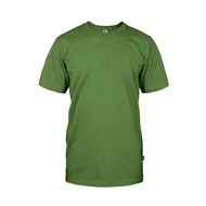 T SHIRT KOSONG LENGAN PENDEK LELAKI Round Neck T-Shirt - Army Green BAJU KOSONG PLAIN T SHIRT BAJU T