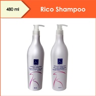Rico Vitalizing Shampoo (Water Based) / Rico After Colour and Rebonding Treatment Shampoo, 480ml