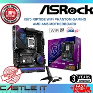 Asrock X870 RIPTIDE WIFI PHANTOM GAMING AM5 Motherboard AMD Ryzen 9000 Series Mainboard