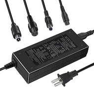 UL Listed 42V 2A Universal Replacement Charger with 4 Plugs for 36V Lithium Battery, with DC/ 8mm 3