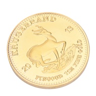 South Africa Krugerrand 1OZ Simulation Gold Coin Gold Plated Paul Kruger Token Value Collectible Coi