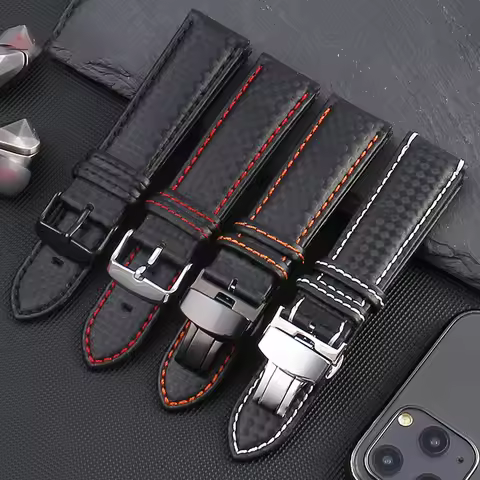 20mm 21mm 22mm 23mm men's leather strap Bracelet bands belt for Hamilton Breitling Omega Fossil PP T