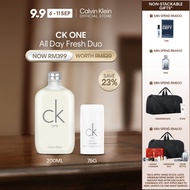 [9.9 Exclusive] Calvin Klein CK One All Day Fresh Duo ( CK One Eau De Toilette 200ml + CK One Deodor