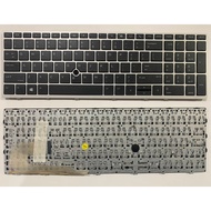 US Layout Laptop keyboard for HP Elitebook 755 G5 850 G5 850 G6 no point no backlit Silver