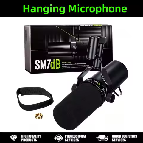 SM7db professional dynamic recording live streaming wired noise cancelling singing microphone microp