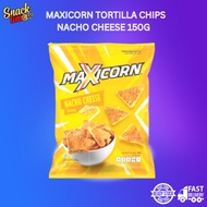 HALAL Maxicorn Tortilla Chips Nacho Cheese / Barbecue Flavour 150G
