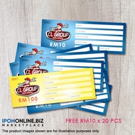 CL GROUP Auto Service RM100 Voucher + Free RM10 Voucher x 20 pcs