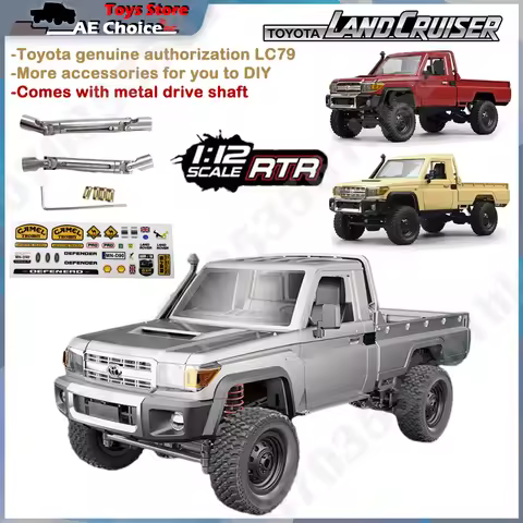 MN82Pro 1:12 Rc Car Mn82 Model Retro Full-scale Simulation Lc79 RTR 4WD 280 Motor Remote Control Pic
