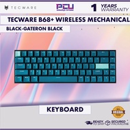 Tecware B68+ Wireless Mechanical Keyboard Black - Gateron Black