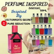 50ML VICTORIA SECRET PURE SEDUCTION PERFUME INSPIRED BANDUNG FOR HER MINYAK WANGI PEREMPUAN TAHAN LAMA HIGH QUALITY LONG