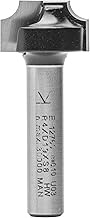 ENT 12760 Quarter Bar Milling Cutter HW (HM), Shaft (C) 8 mm, Diameter (A) 19 mm, B 11 mm, R 4 mm, D