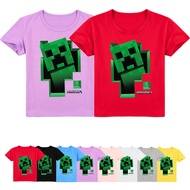 2026 Hot-sellingForeign Trade Children's Clothing Middle Big Children Cartoon Game Print Summer Casu