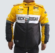 Jaket pria KICKSOOGAR racing nascar full bordir kuning