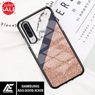 Case Samsung A50 A50S - Casing Samsung A50 A50S Terbaru 2021 Aero Case [ Glitter ] Silikon Samsung A