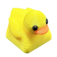 Yellow Duck Keycap in Resin Easy Installation for Game Mechanical Keyboard Keycap Stress Relief （1PC