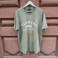 Vintage 90s Faded Element For Life Skateboard T-Shirt - L