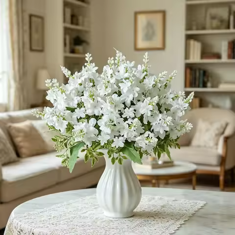 Silk Yucca Gloriosa Artificial Flowers Wedding Home Room Festival Decora Wreath Bridal Bouquet Table