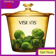 [48h Shipping] United States Corning crystal color transparent pot glass stew pot soup pot pyrex hea