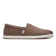 TOMS รองเท้าลำลองผู้ชาย สลิปออน รุ่น ALP FWD Taupe Grey Recycled Cotton Canvas (CB) รองเท้าลิขสิทธิ์
