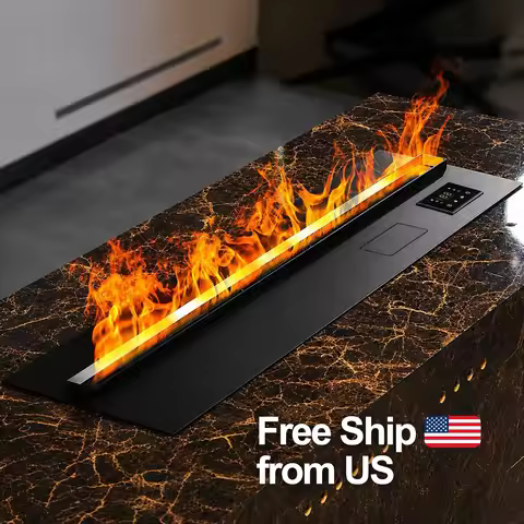 Flame Colorful Steam Fireplace 3D Atomized Fireplace With Colorful Steam Flame Ecological Decorative