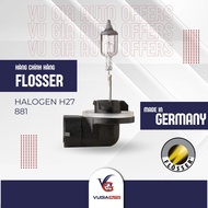 Fog light bulb H27 (881) FLOSSER 12V - 27W GERMANY [GENUINE PRODUCT]