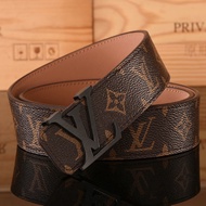 LV Genuine Leather Cowskin Birthday Gift The New Leather Belt Unisex Belt Durable Belt