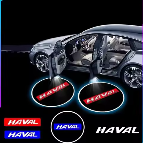 2PCS 3D LED Car Door Lights Projector Laser Logo Ghost Shadow Lamp For Great Wall Haval Dargo H6 H2 