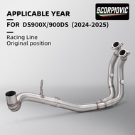 For VOGE 900DS 900 DS DS900X DS900 X 2024 2025 Motorcycle Exhaust Escape Front Mid Connecting Link P