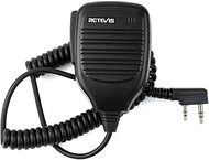 Retevis Shoulder Speaker Mic 2 Pin Two Way Radio Micphone for Baofeng UV-5R UV-82 888S Retevis H-777