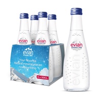 EVIAN SPARKLING MINERAL WATER 330ML (ALLONGE SB)