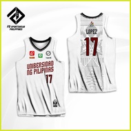 ✭ ☍ ● UP MAROONS 2024 UAAP WHITE FULL SUBLIMATED JERSEY