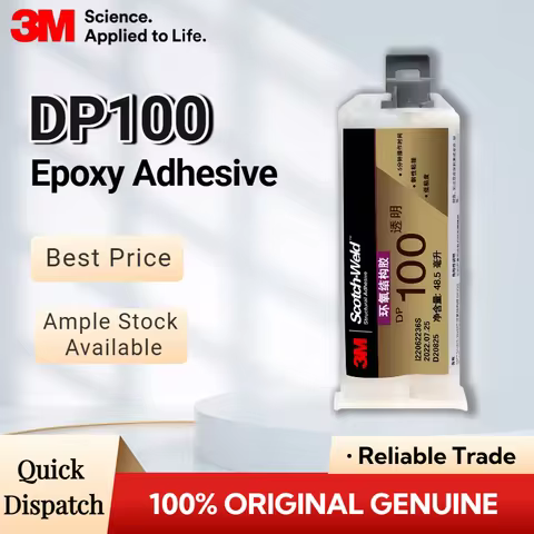 Original 3M DP100 Scotch Weld Epoxy Adhesive 50ML Transparent Two Component Structural Adhesive DP10