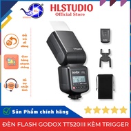 Godox TT520III Flash with Trigger HL Studio New 2025 – GN33, 433MHz